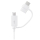 Kabel SAMSUNG Micro USB / USB-C  Bialy